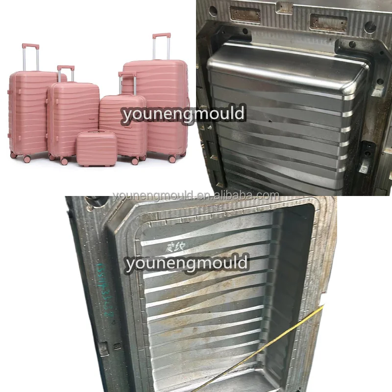 Pp Trolley Luggage Suitcase Mould High Quality Blue Set Travel Bag Travel Men Pp Luggage Bag Mold