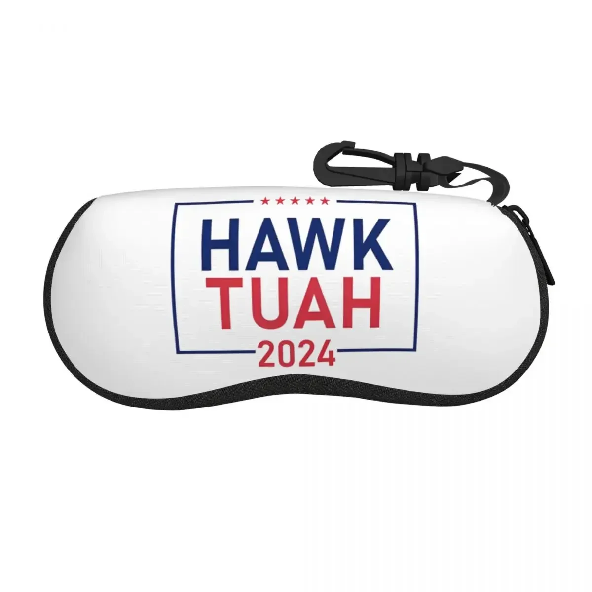 

HAWK TUAH 2024, футляр для очков на молнии с фотопечатью, Подарочная коробка для очков