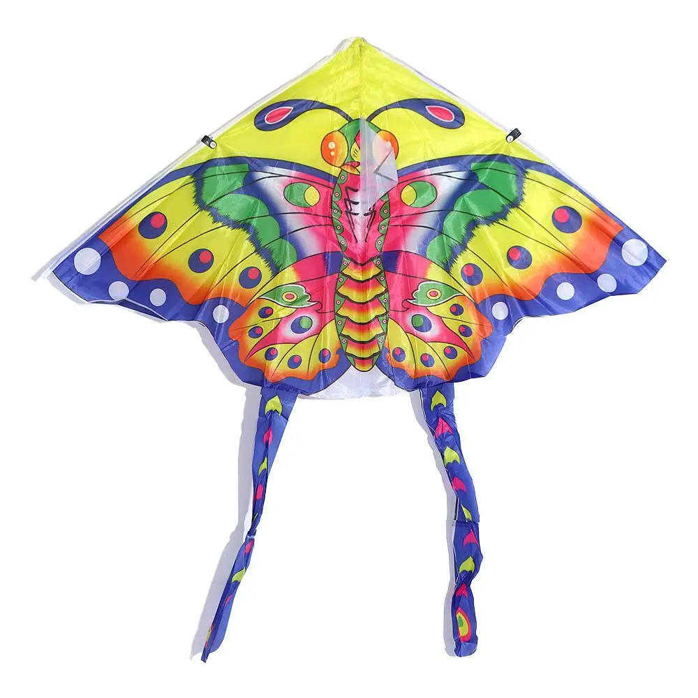 Cerf-volant papillon volant pour enfants, gadget de sports de plein air avec ligne de poignée, cadeau pour enfants, jouets volants