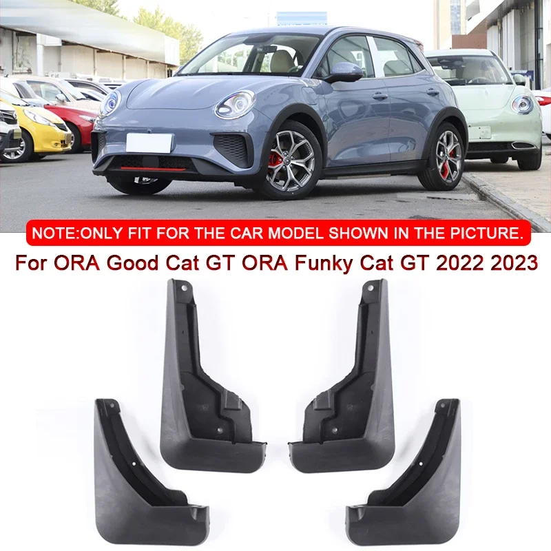 

For ORA Good Cat GT ORA Funky Cat GT 2022 2023ABS Car Mud Flaps Splash Guard Mudguards MudFlaps Front Rear Fender Accessories