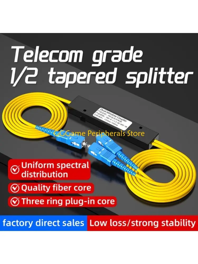 U55B Temperature Resistant Fiber Opticals Coupler For Home And Office Networks Installation 1x2 Fiber Opticals Splitter