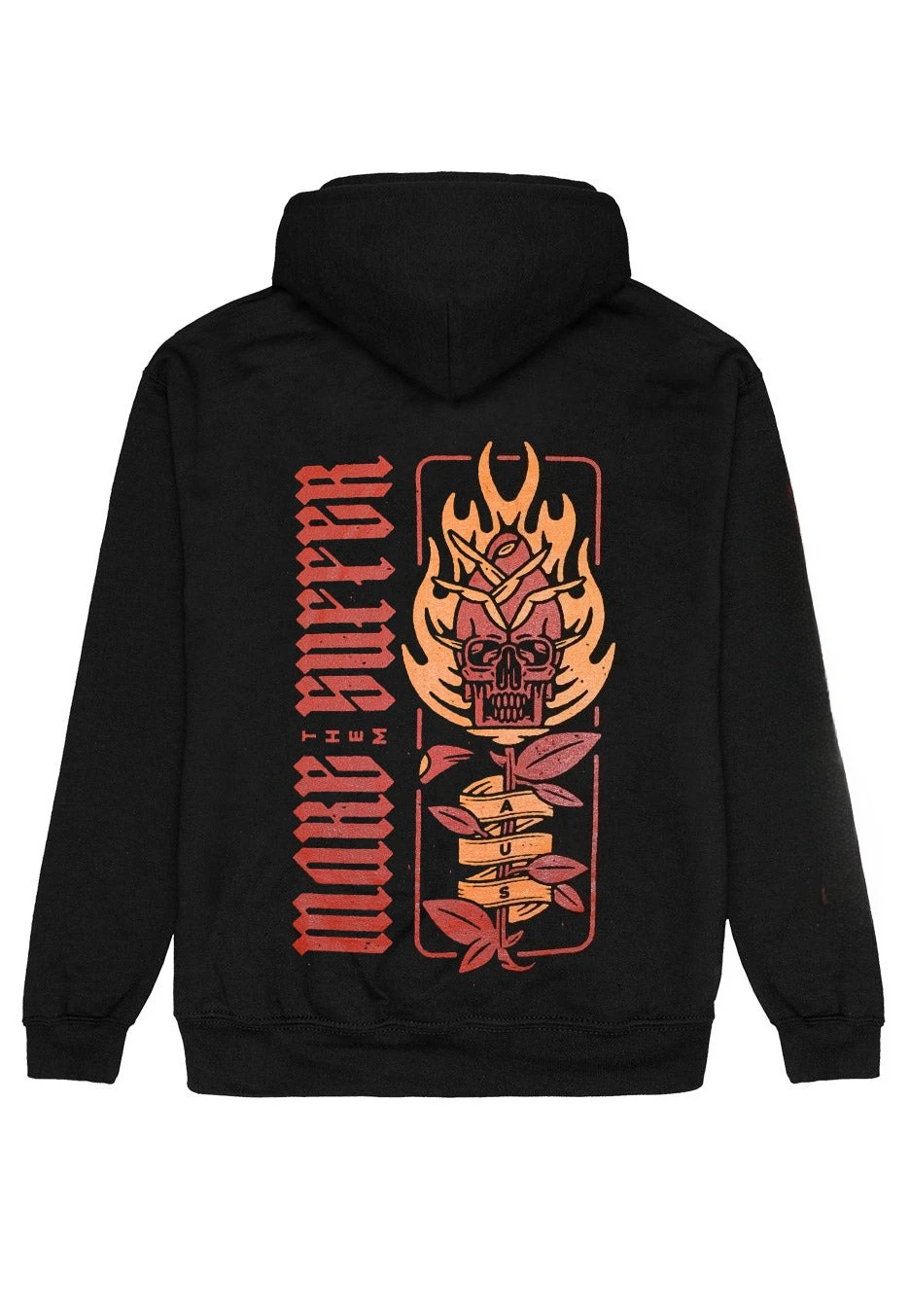 اجعلهم أن يعانون حرق الجمجمة روز الرسم المطبوعة الرجال والنساء فضفاض الدافئة هوديس عارضة الخريف/الشتاء الأزياء الفاخرة