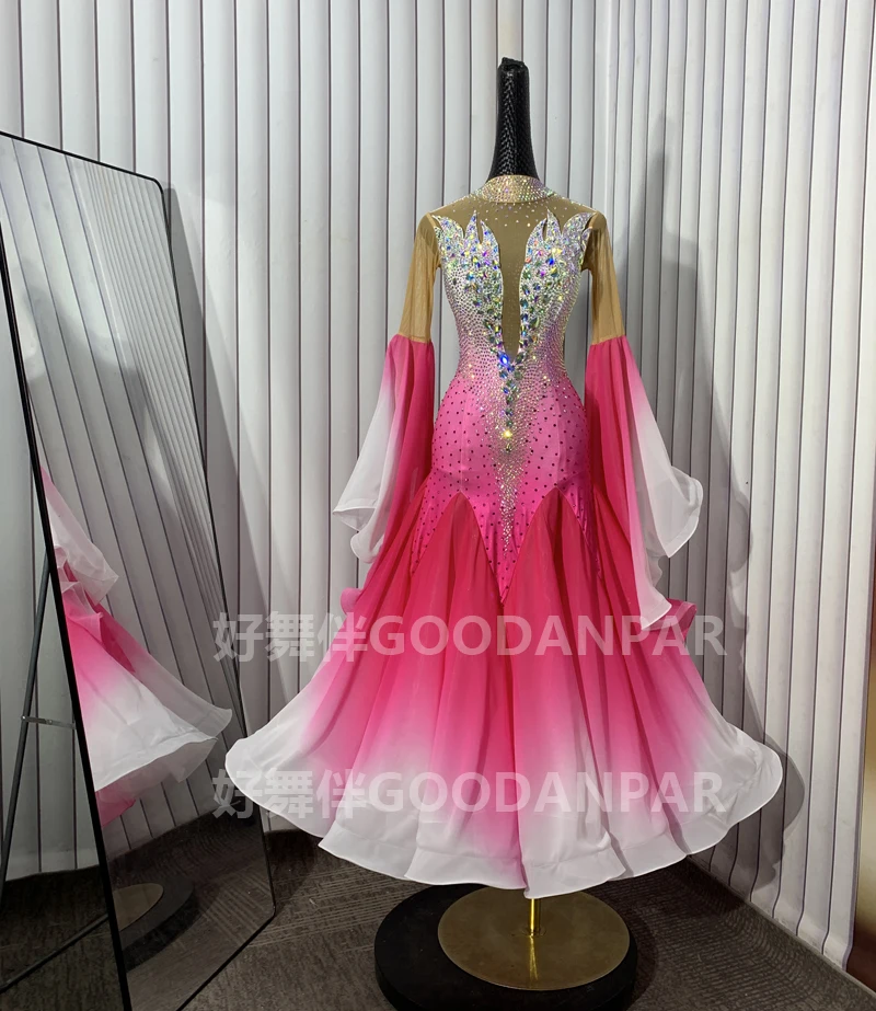 Waltz Ballroom Dance Dress Women Competition  Dance Gown Ballroom Dancing Costume standard dance dress women competition 2024