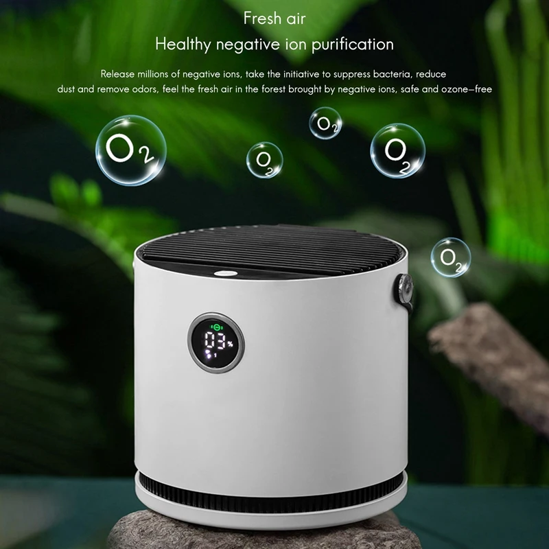 Negative Ion Generator Smart Air Purifier For Home Air Freshener In Addition To Formaldehyde Desktop Air Cleaner