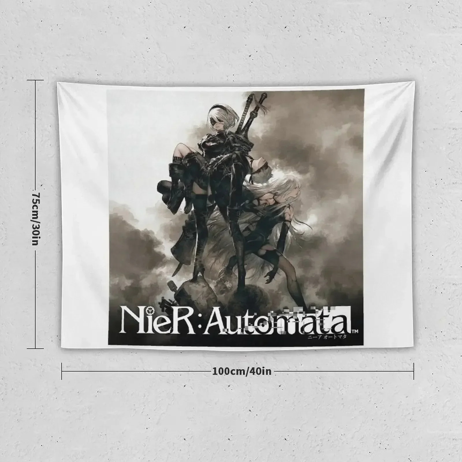 Nier Automata 2B Tapestry Aesthetic Home Decor House Decorations Home Supplies Christmas Decoration Tapestry