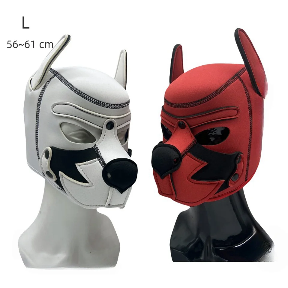 Separable Head Bondage Sex Toys with Fetish Slave Face Restraint Mask Hood for Couple BDSM Puppy Disguise Cosplay Exotic Shop