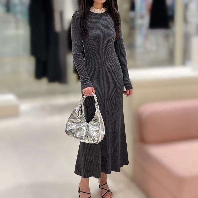 Ey Long Knitted Dr … - image