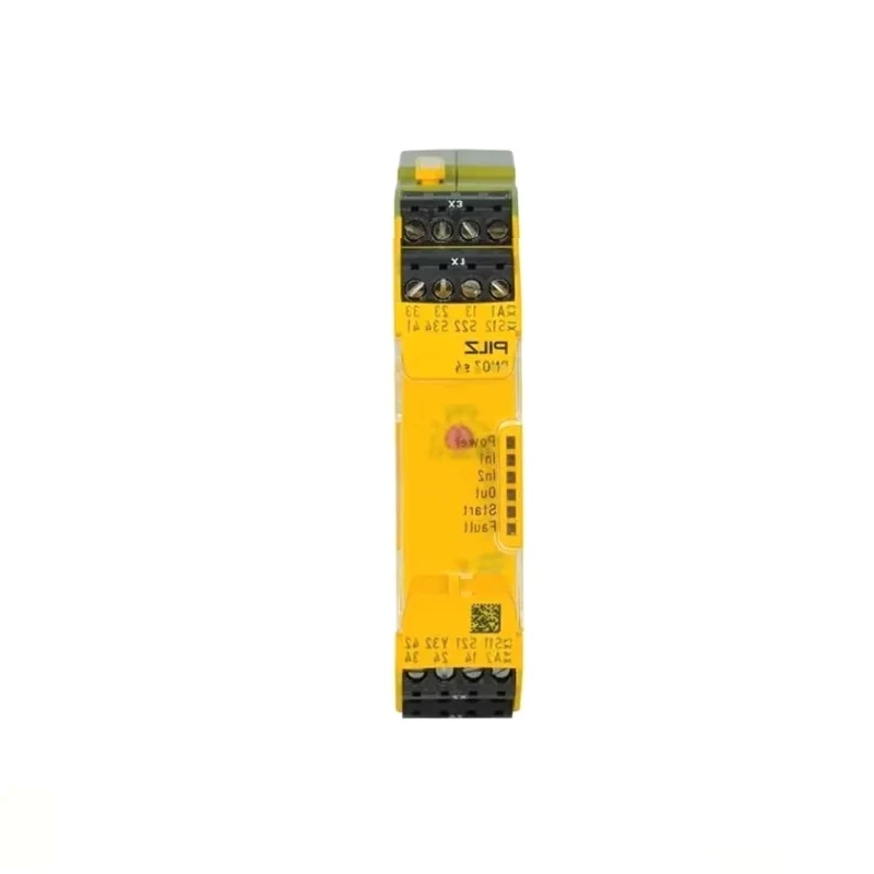 Pilz safety relay PNOZ e6 24V DC 5A screw terminal, fault detection, start/stop control