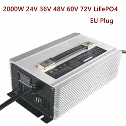 Ładowarka do samochodu elektrycznego, 2000W, 24V, 50A, 36V, 40A, 48V, 30A, 60V, 25A, 72V, 20A, LiFePO4, 29.2V, 58.4V, 73V, LFP, wózek golfowy, ładowarka do samochodu elektrycznego, RV