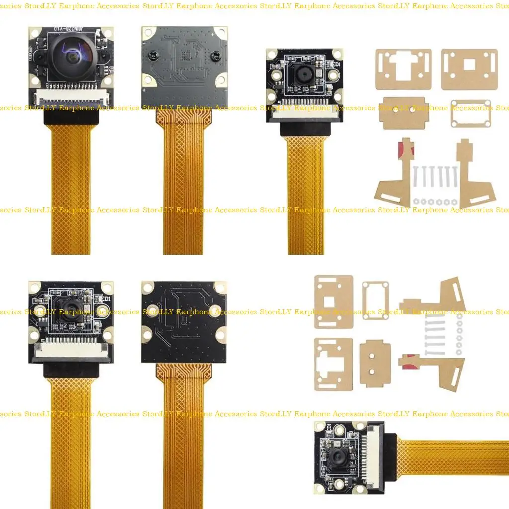 

462E For RPi 5 Camera Module IMX219 Camera Module 8million 3280x2464 Pixel CMOS 1/4''