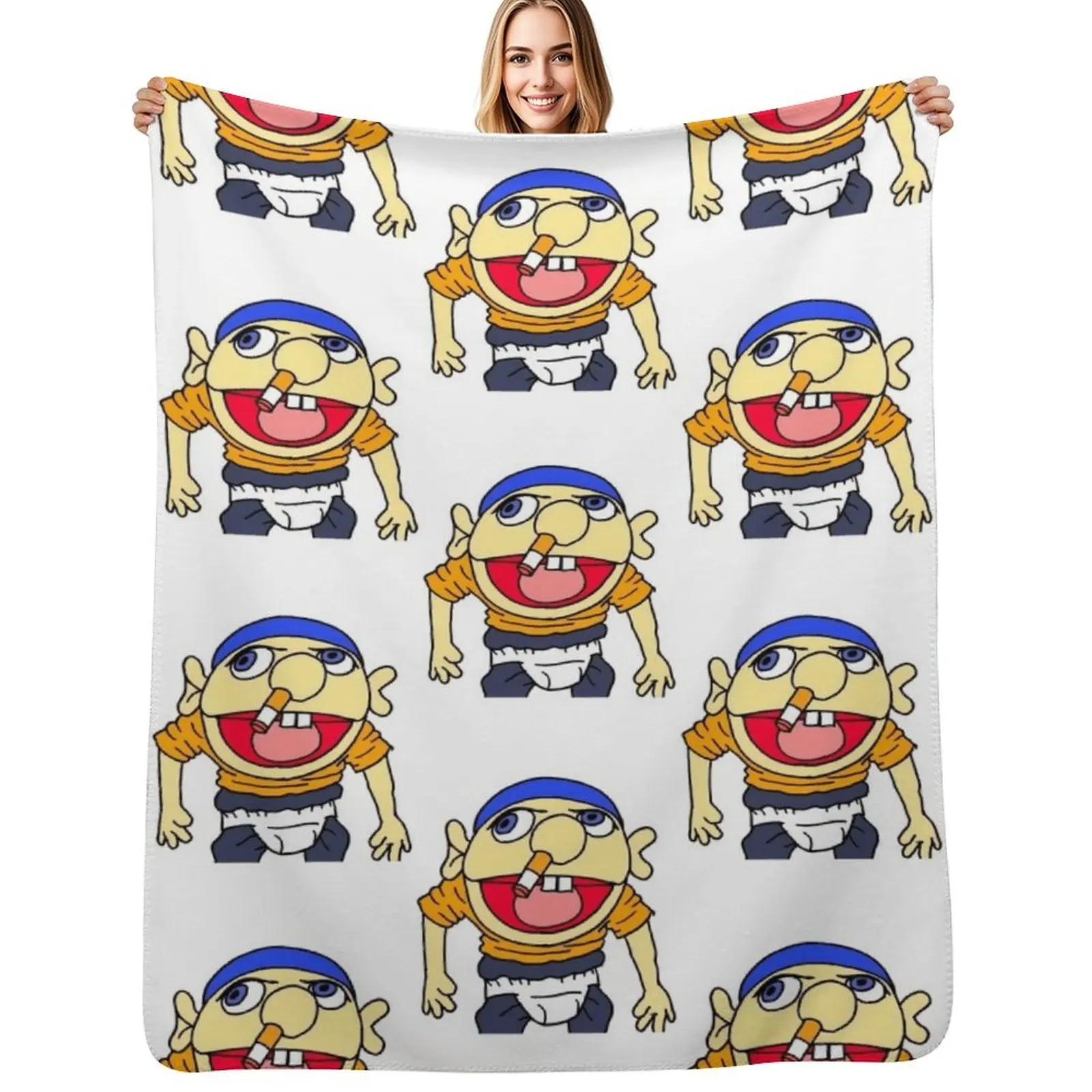 

Sml Jeffy Throw Blanket Air Conditioner Soft Blanket for Office Home