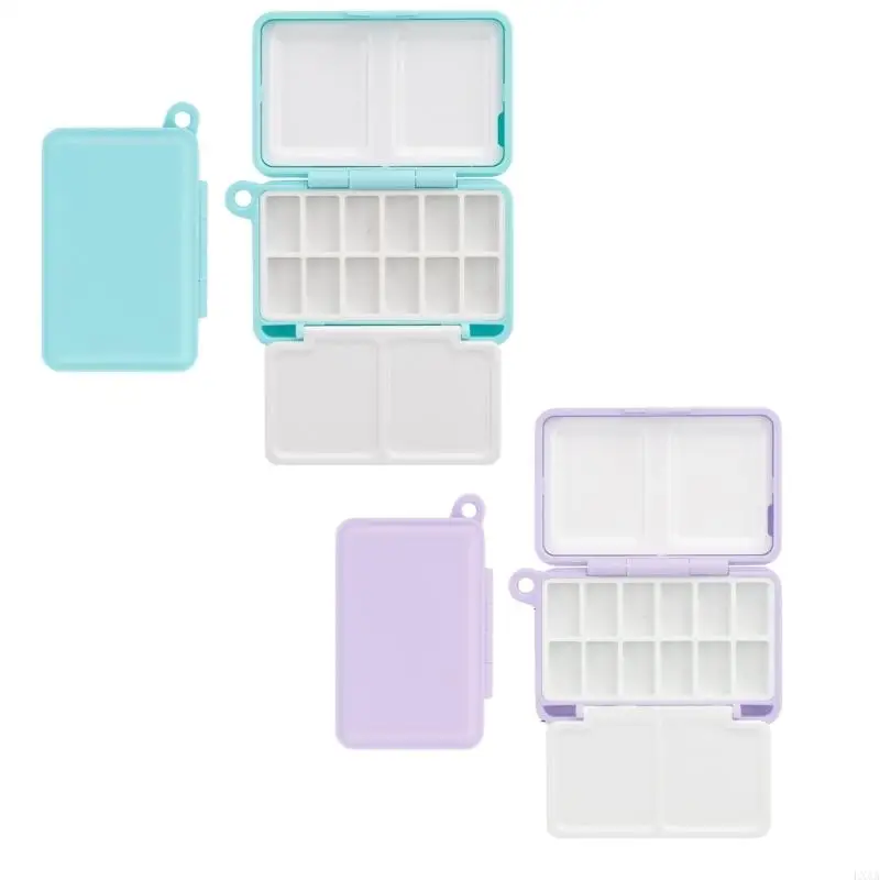 

LXAA Watercolor Paint Watercolor Box with Lid Watercolor Pans Travel Painting