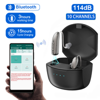 Rechargeable Hearing Aids Digital Hearing Aid for Deafness Elderly APP Control Sound Amplifier Bluetooth Hearing Aids Audifonos