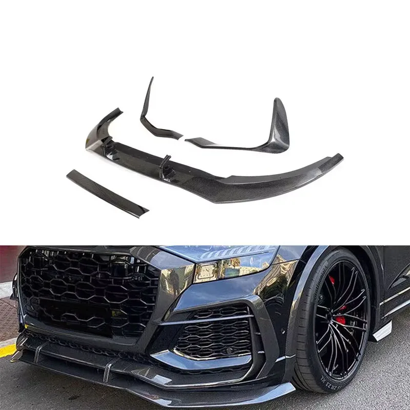 

JC Sportline RSQ8 Carbon Fiber Front Lip Splitter for Audi RSQ8 Sport Utility 4-Door 2019-2023