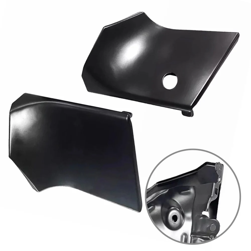 For Toyota FOR FJ Cruiser 07-21 Hood Side Trim Cover Anti-Scratch Resistant Pane BLACK ABS Car Accessories