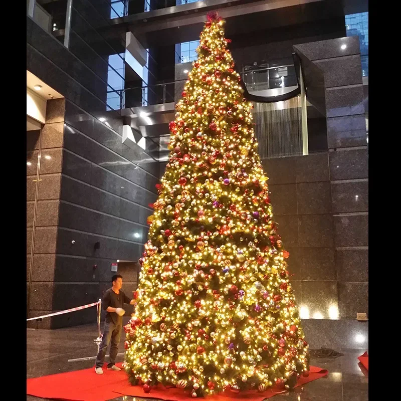 

Starting from 2 Outdoor Commercial Extra Large Christmas Tree Decorative Luminous Fantasy Simulated Christmas Tree