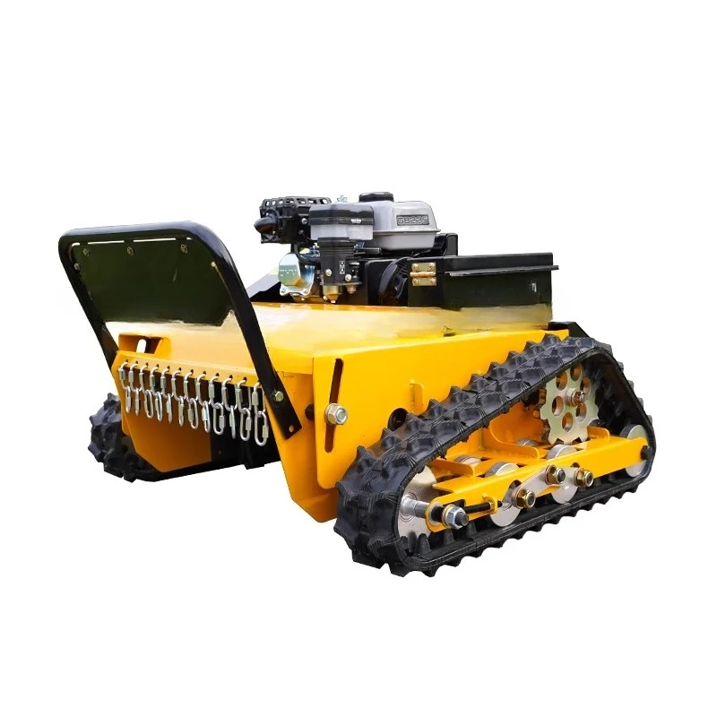 

Remote control lawn mower, crawler multi-function orchard mountain lawn mower