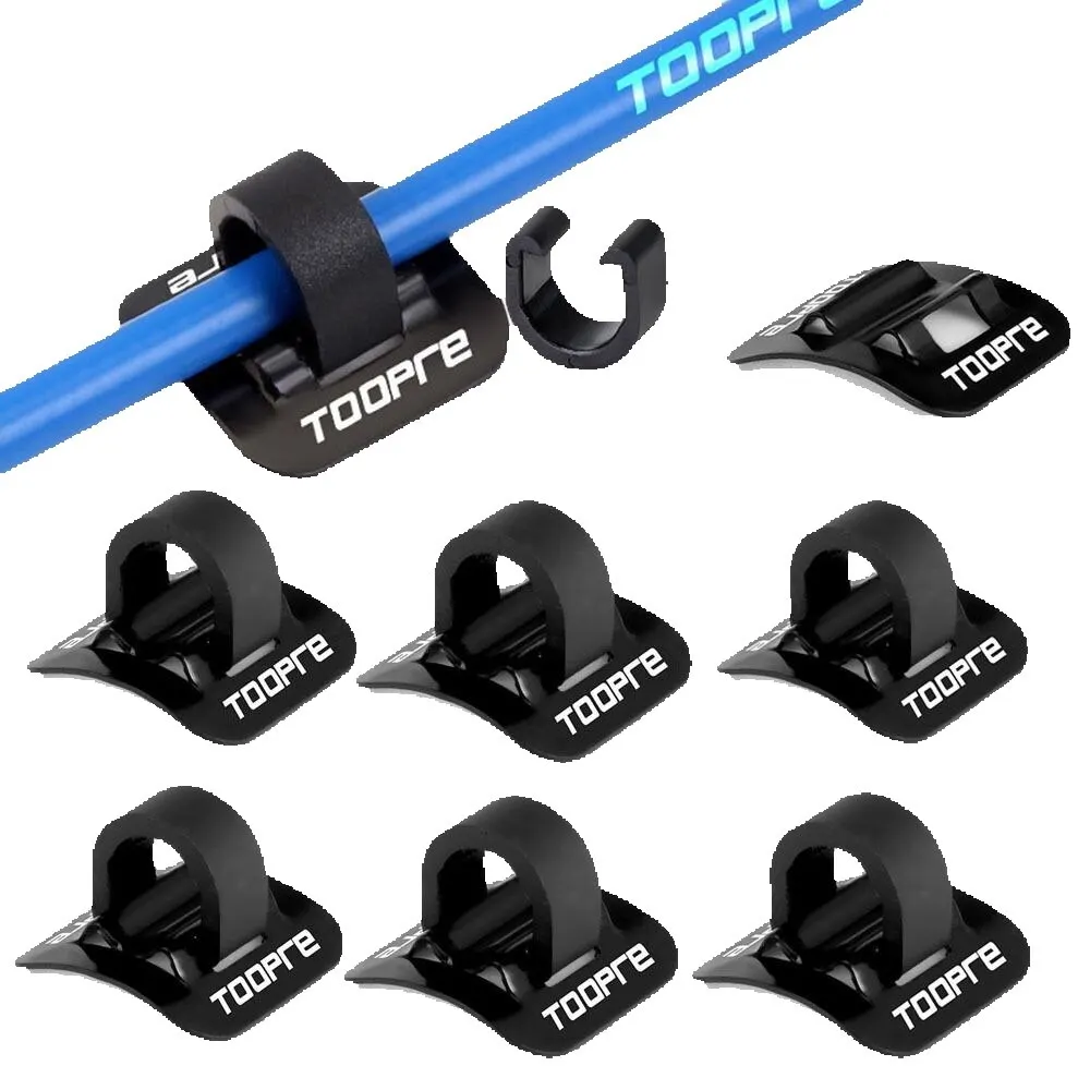 AliExpress 5 Set Bike Shift/Brake Cable Oil Tube Fixed Clamp Conversion Trap Adapter Bicycle Shifter Brake Cable Frame U Buckle Tube Clip