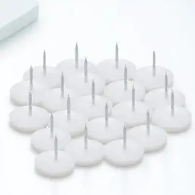 

30 pcs Floor Studs Feet Pads: Durable Nylon Sofa Upholstery Tacks For Height Adjustment Anti-Sliding Couch Stoppers Furniture