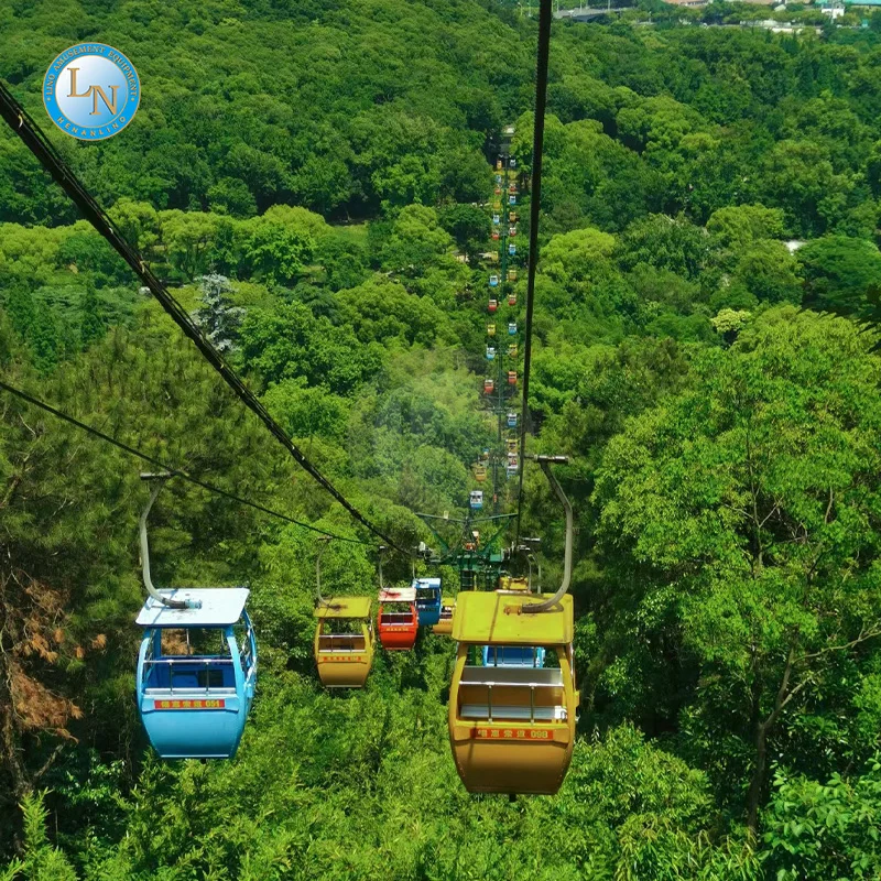 Bergkabel Auto Ropeway Apparatuur Bos Aarding Cabine Speeltuin Speeltuin Kabel Auto Apparatuur