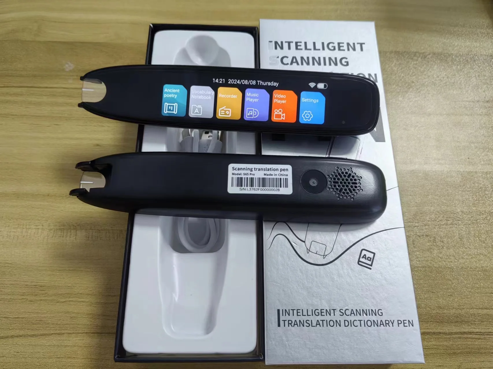 Offline Translation Pen For Teacher Student Dictionary English Intelligent Scanning Point Reading 142Languages Translator Pen
