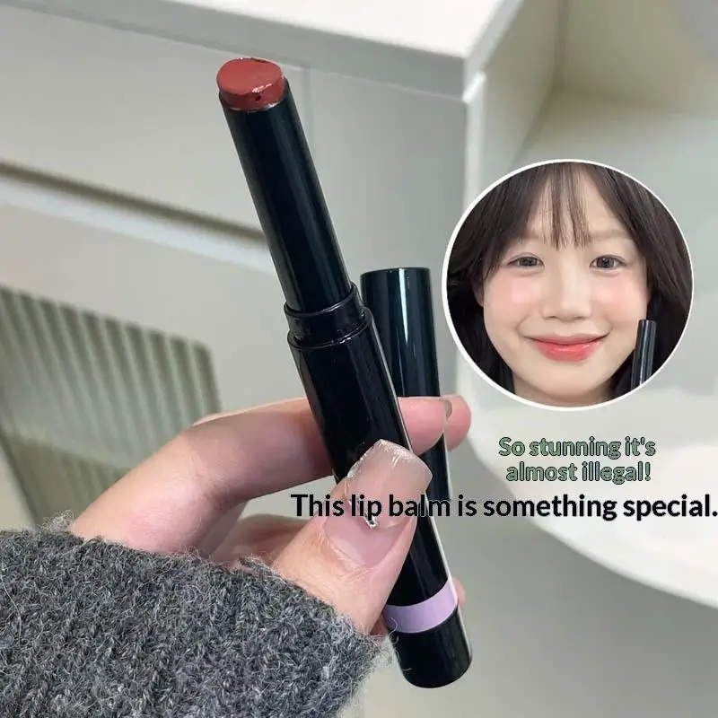 

【WHB】HERORANGE Mirror Jelly Solid Lip Gloss Peach Hydrating Clear Water Lip Glaze Moisturizing Lip Tint MakeUp Cosmetics