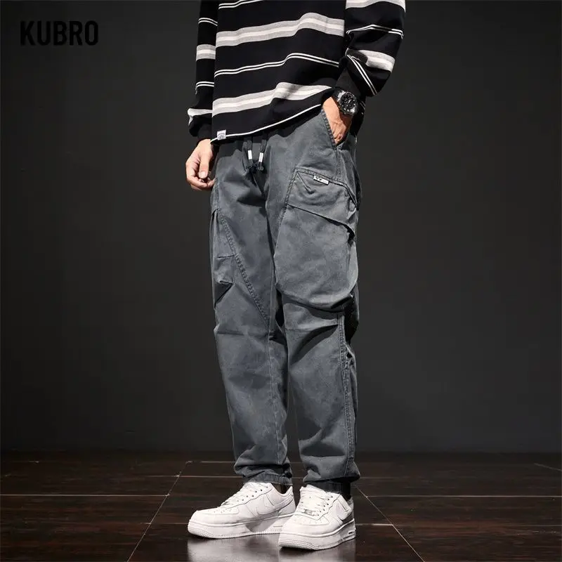

Men's Autumn Outdoor Multi-pocket Loose Men's Casual Pants, Autumn Trendy Brand Tight-fitting Men's Pants Cargo Pants Pants