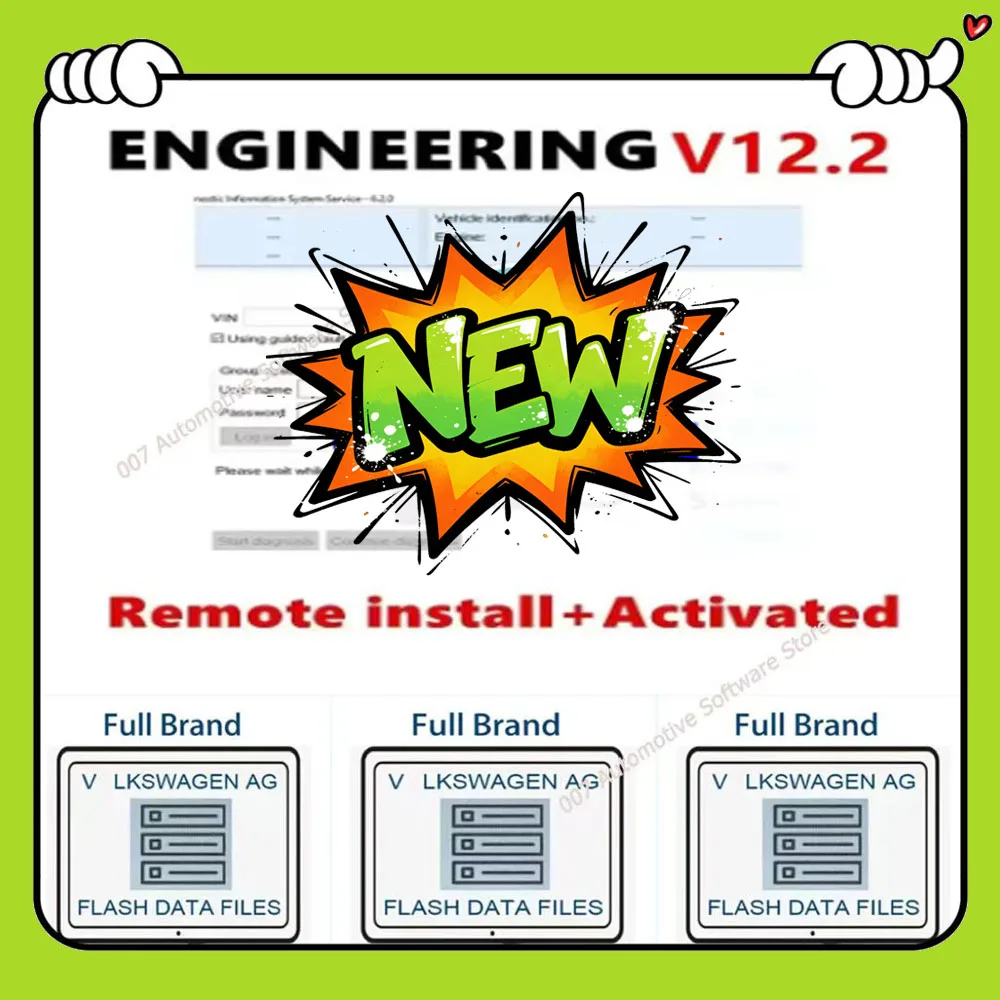 ECU Firmware Flash Data Files, 2025 Odis Engineering, V.W, A.U.D.I for S.E.T, S.K.O.D.A, Odis-E, V12.2.0 Software