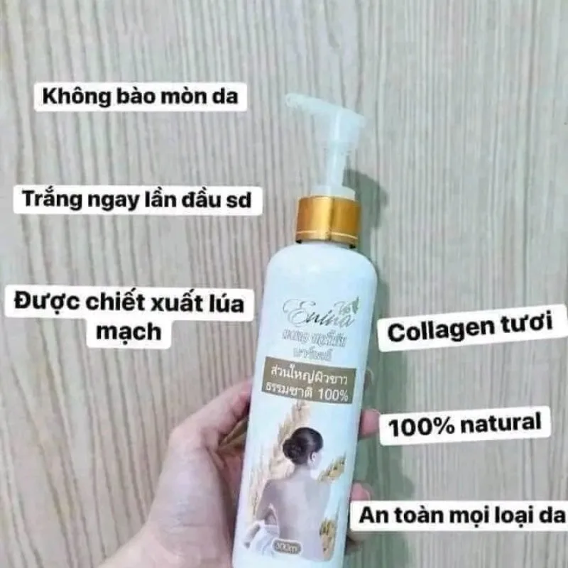 TAM TRANG LUA MACH ENINA THAI LAN tam la trang - Herbal Body Wash - Brightening Skin Refreshing Shower Gel with Natural Extracts