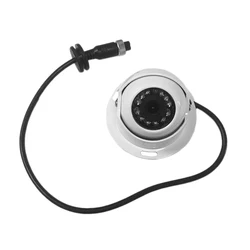 12W White Dome 4Pin Eyeball Style Car SUV Truck Van Trailer Caravan Motorhome Backup Rear View Night Vision Reverse Camera 24V