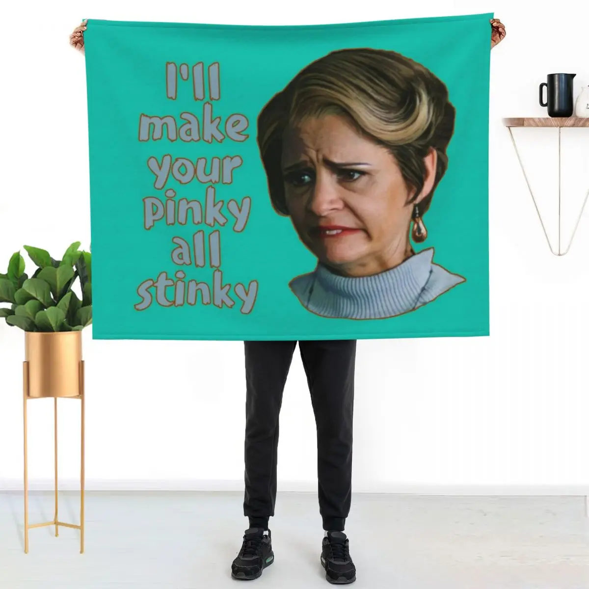 

Strangers With Candy Throw Blanket Stain Resistant Cozy Warm Blanket