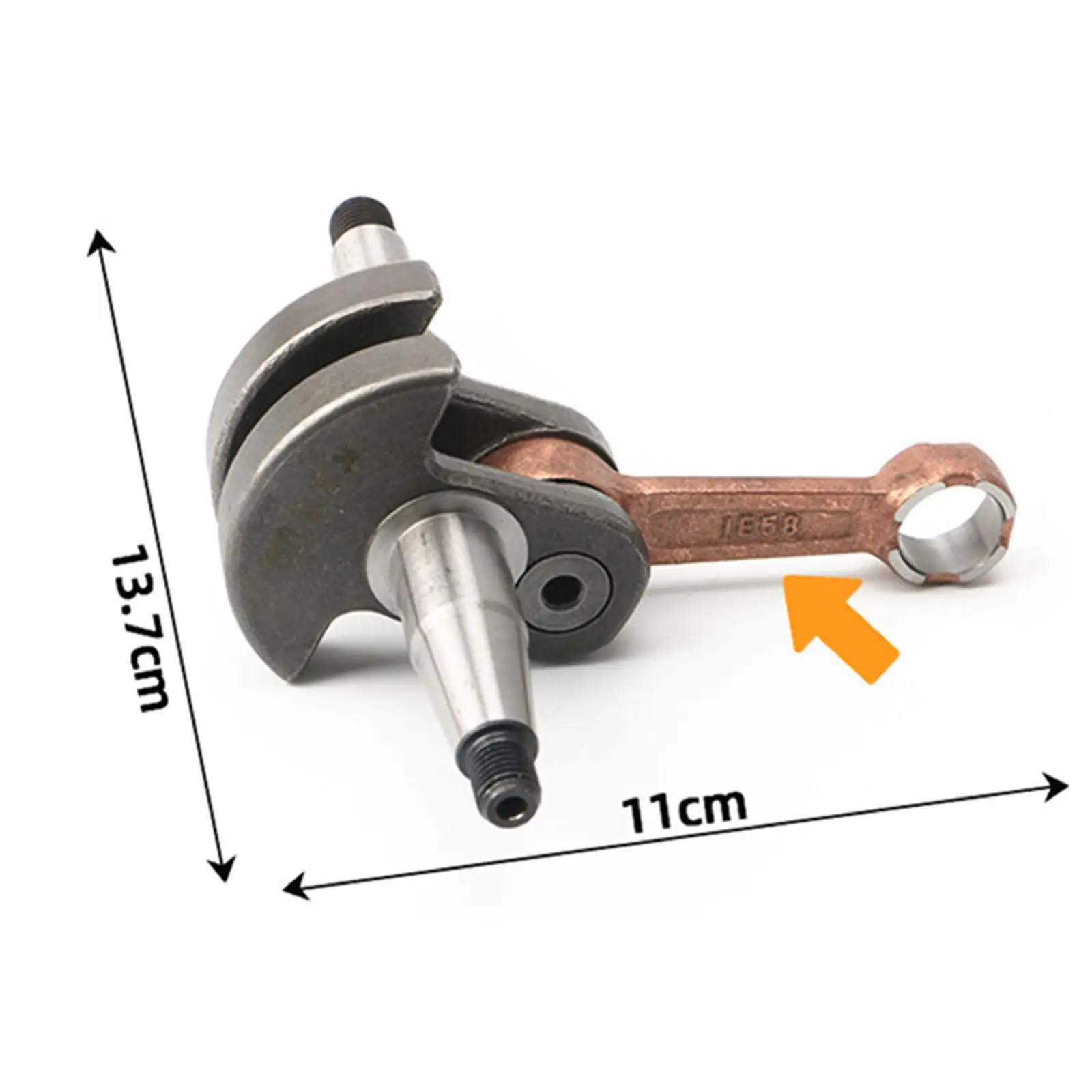 Untuk 52/58/60 Batang Penghubung Bagian Gergaji Mesin Rakitan Engkol Gergaji Bensin yang Mudah Digunakan