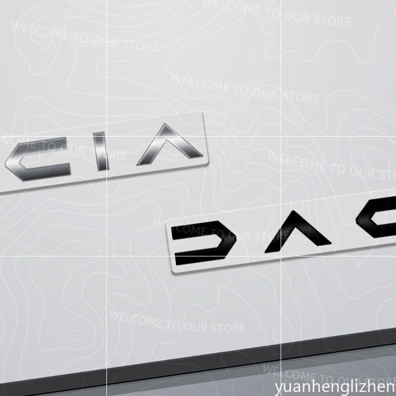 Zinc Alloy For Bigster Spring Duster Dci Sandero Jogger Dokker Lodgy Logo Car Trunk Metal Emblem Rear Body Badge DICIA Sticker view 4