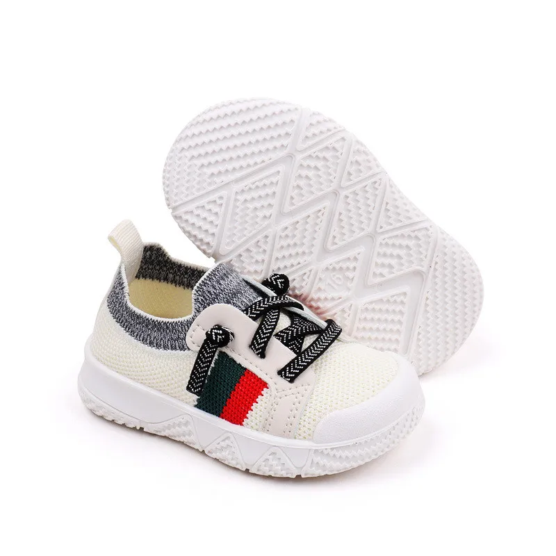 Kids Boys Girls Shoes Sneakers New Baby Soft Rubber Sole Casual First Walkers Infant Breathable Sport Shoes