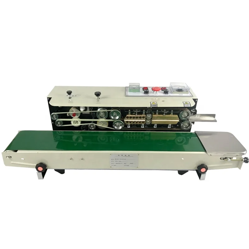 Continuous Band Sealer Automatic Horizontal Sealing Machine Package Plastic Bag Band Packing Sealer