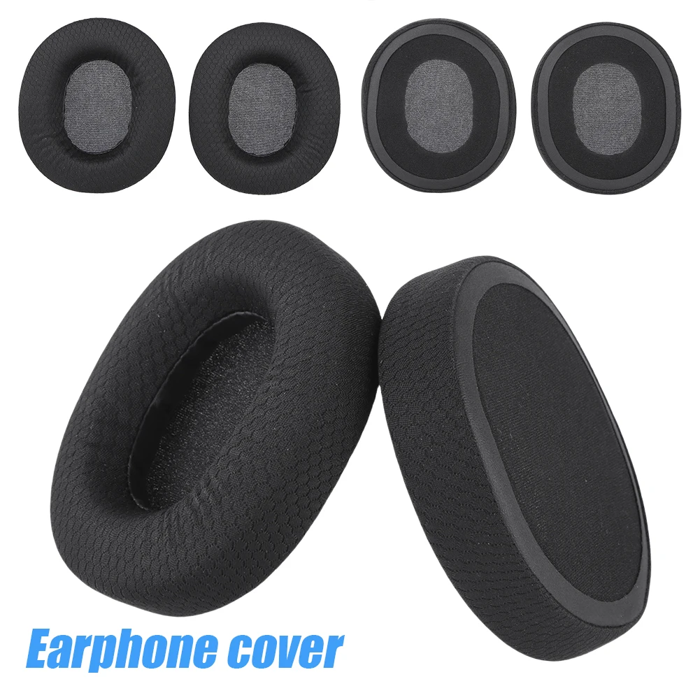 Replacement Ear Cushion Mesh Fabric Memory Foam Headset Ear Cushions Ear Cups Cover for Razer Kraken Kitty V2 Pro Gaming Headset