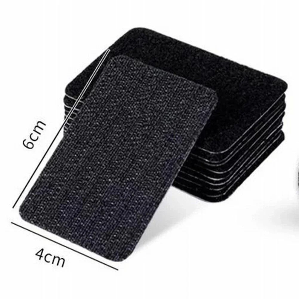 Gripper Anti-Slip Pad 10pcs/set Sticker Tape 4*6cm Carpet Mat Non Slip Nylon Removable Reusable Rug Accessories