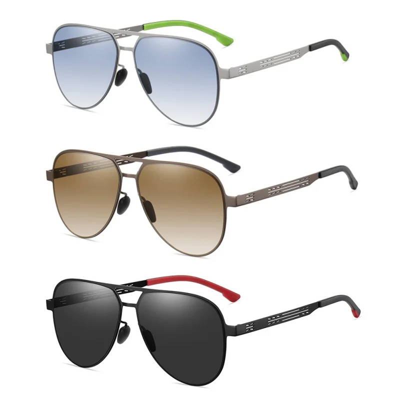 

Men Women Fashion New Driving Sunglasses Classic Metal Frame UV Sunglasses Outdoor Travel Driving Sun Protection Goggles