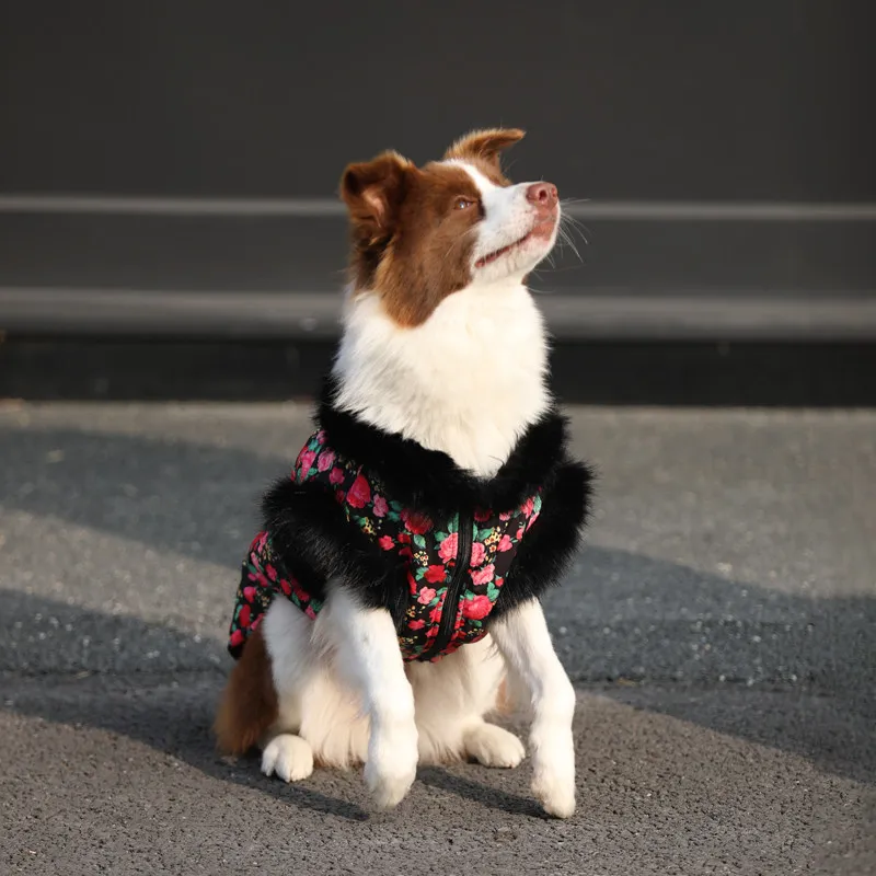 

Одежда для домашних животных: Зимний жилет-пальто для собак мелких и крупных пород (Доберман, Лабрадор, Хаски, Голден Ретривер, Самоед, Бордер-колли)