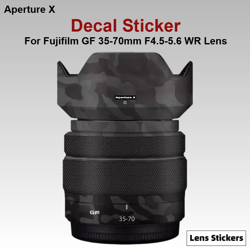 

Для Fuji Fujifilm GF 35-70 мм F4,5-5,6 WR наклейка для камеры с защитой от царапин, защитная пленка для тела, защитный чехол для кожи