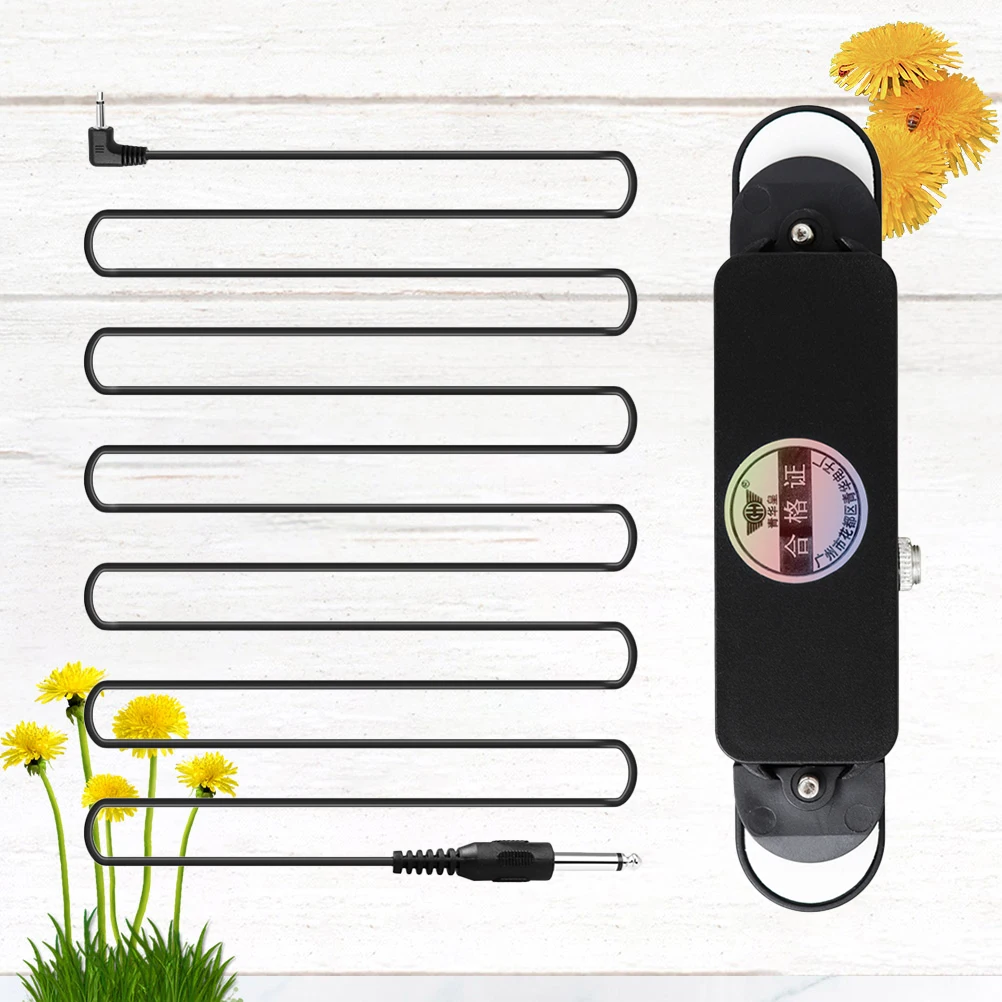 

- Classic Acoustic Guitar Pickup Transducer Wire Amplifier Guitar Pickup Sound 12 Hole Pickup For Guitar Accessories with Connec