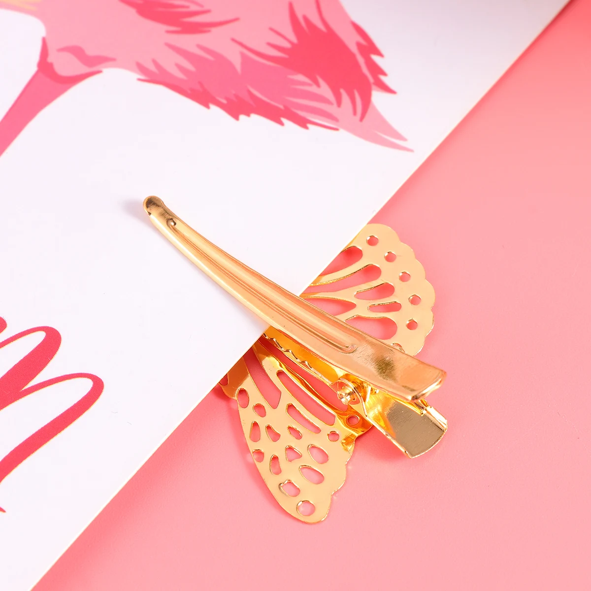 

12pcs Vintage Butterfly Hair Clips Hollow Design for Girls Hair Accessories Bobby Pins Headdress Delicate Elegant Christmas
