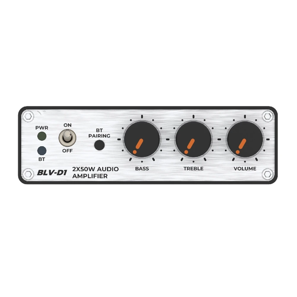 ABGI-High And Low Frequency Adjustment 2X50W TPA3116 Bluetooth 5.3D Desktop Amplifier, For DSP Tuning, BLV-D1
