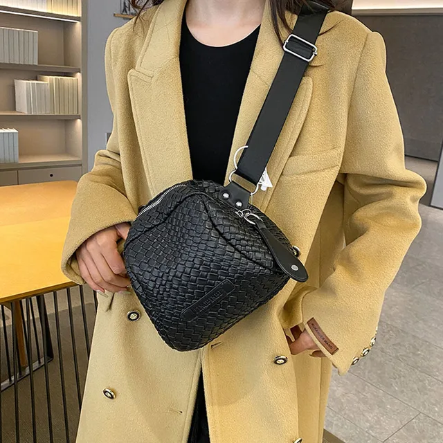 Luksusowa markowa damska torba na ramię Crossbody aluminiowy wzór torba skórzana torba na klatkę piersiowa moda mobilna torby na telefon damska torba w talii