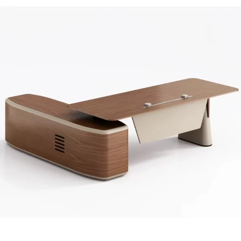 Luxury Executive Office Boss/CEO Wooden Desk Standing Table, Suitable for Hospitals, Schools or Hotels