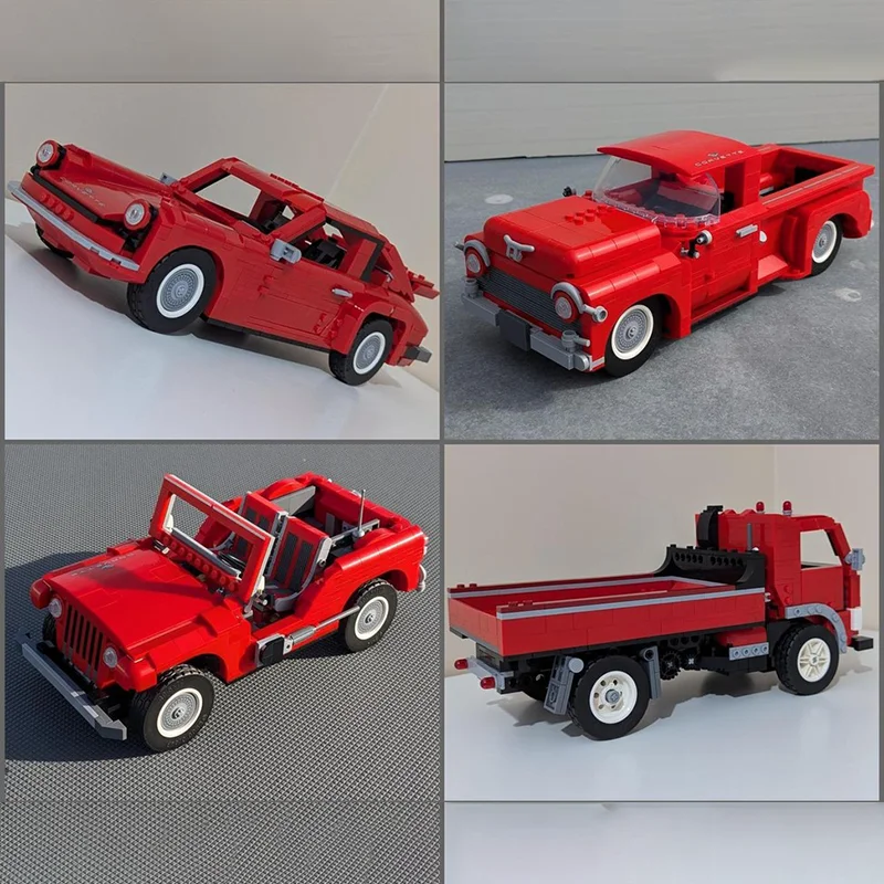 1210pcs MOC Creator Expert 4 1 Set Vol 2 Model Building Toys Blocks Architecture Christmas Gifts Creative Education Idea Brick