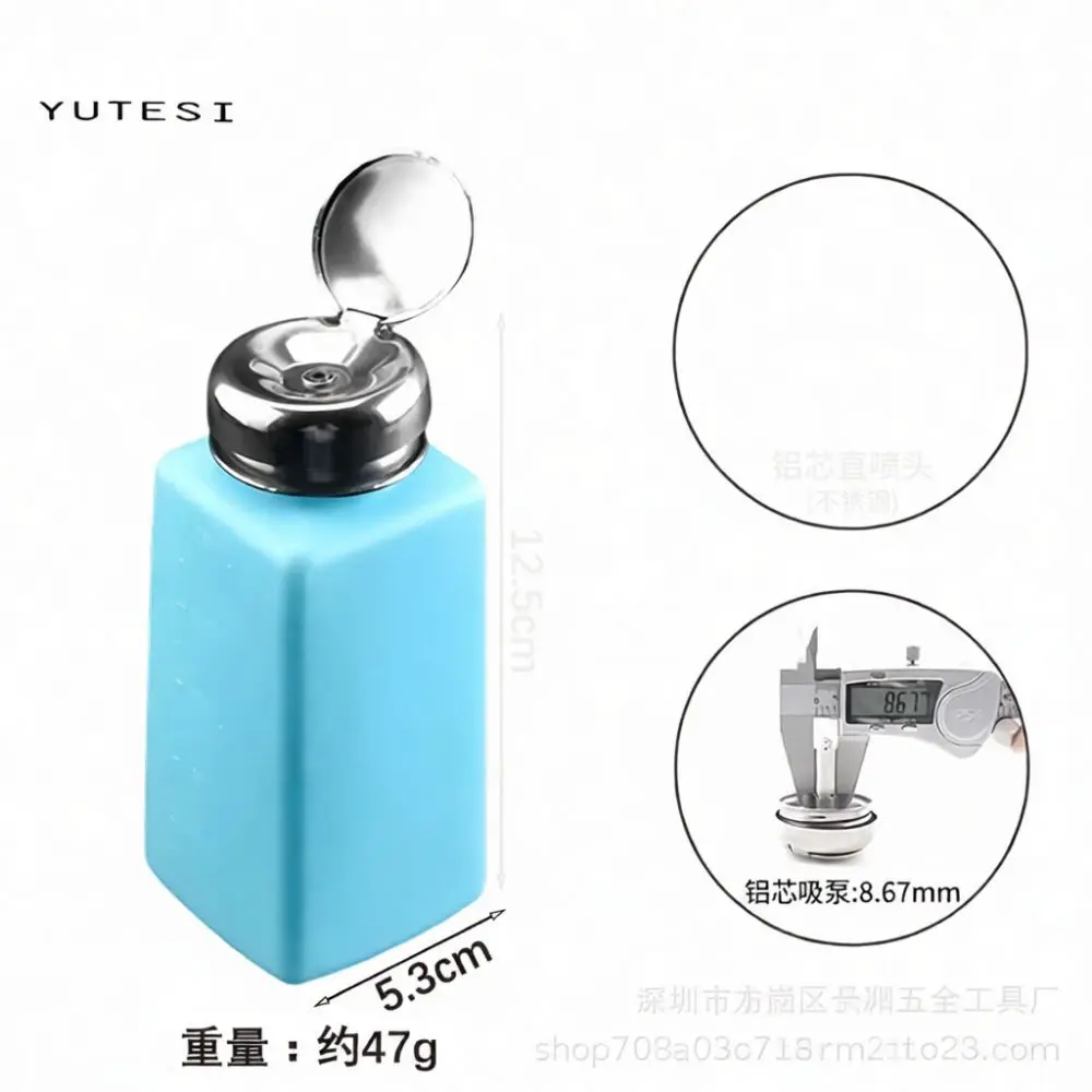 Laboratory Anti Static Bottle Press Pump Dispenser Solvent Liquid Storage Tool For Industrial Electronic Repair