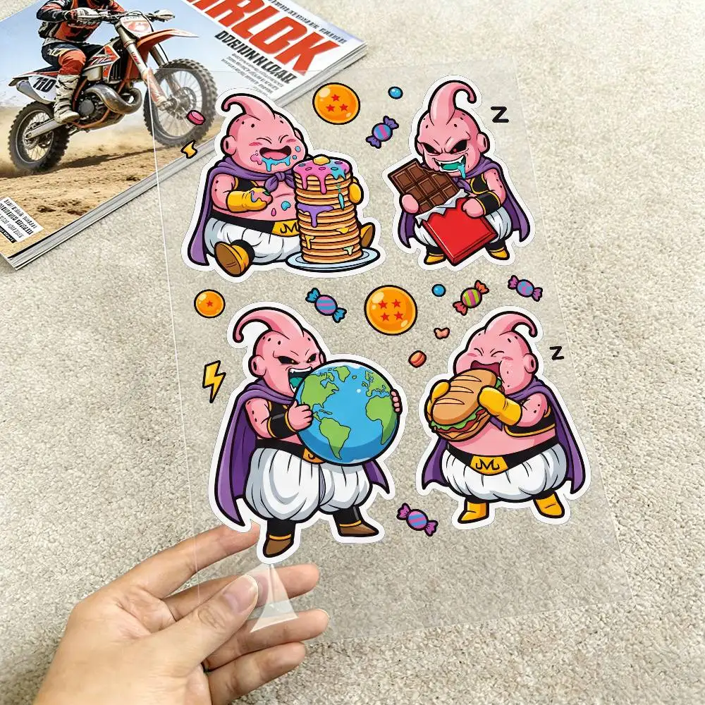 

DRAGON BALL GOKU Waterproof Reflective Motorbike Stickers Easy Peel Removable Decals for Motorcycle Car