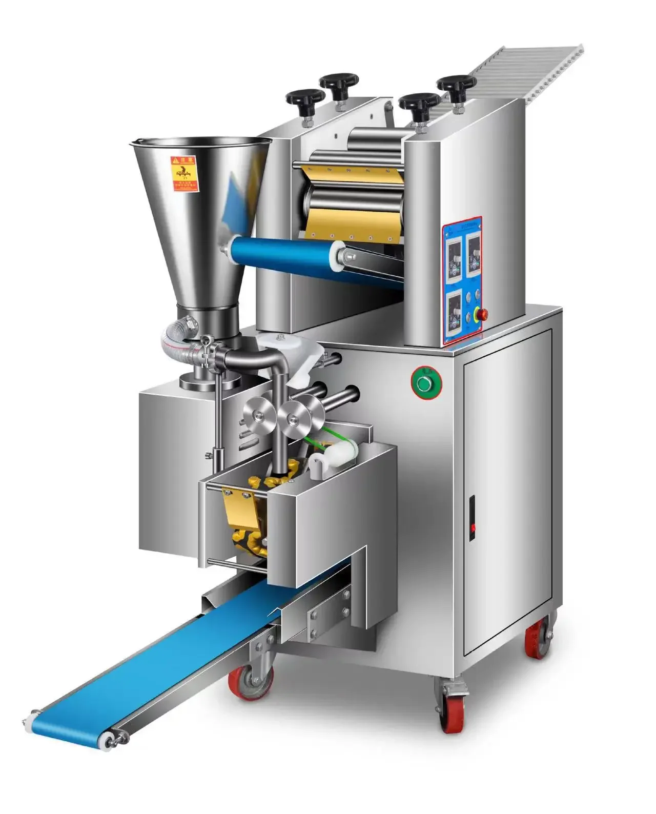 Imitation handmade dumpling machine Automatic commercial multi-functional quick-frozen dumpling steaming machine Integrated dump