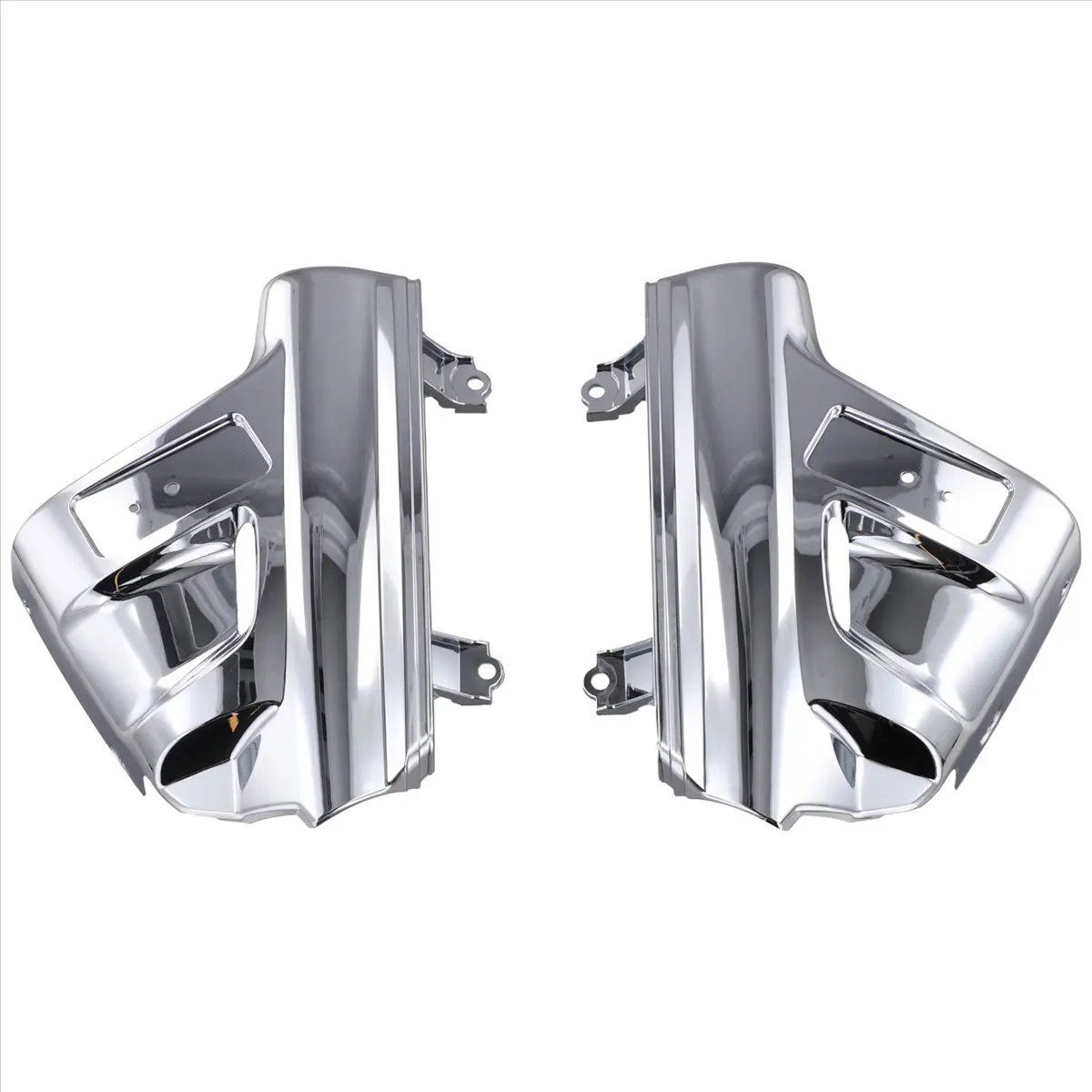 A23Z Motorcycle Cover Front Fork Cover Chrome for Gold Wing GL1800 2001-2011 Front Fork Guard